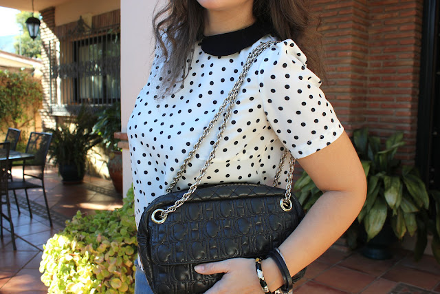 Cómo hacer camiseta de lunares o dots y cuello Peter Pan